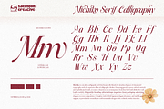 Michiko, a Serif Font by saemoon creative (Thumbnail 4 of 12)