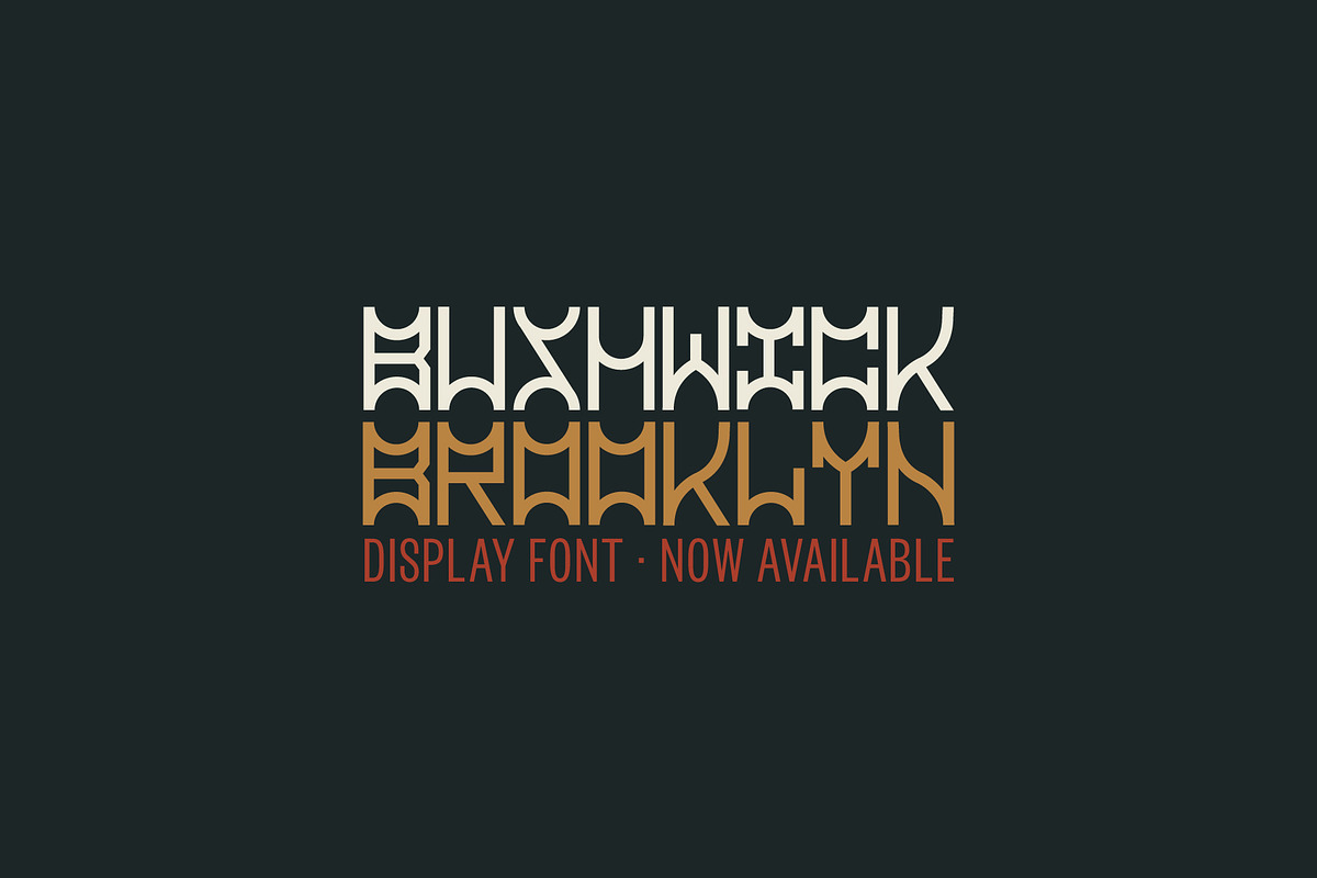 Bushwick Display Font, a Sans Serif Font by Threz (Photo 2 of 8)