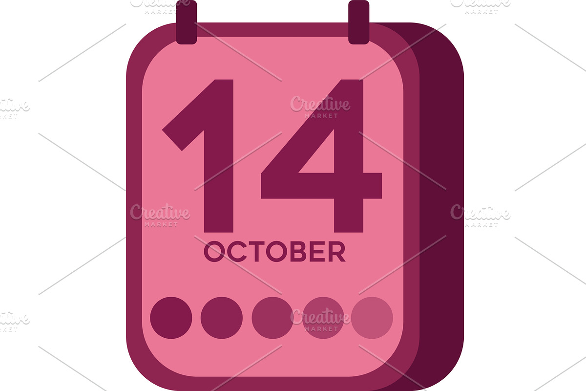 Time management icon calendar day, an Object Illustration by vectorpointstudio
