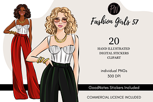 Fashion Girl 57 clipart png, an Illustration by Parinaz Wadia Design