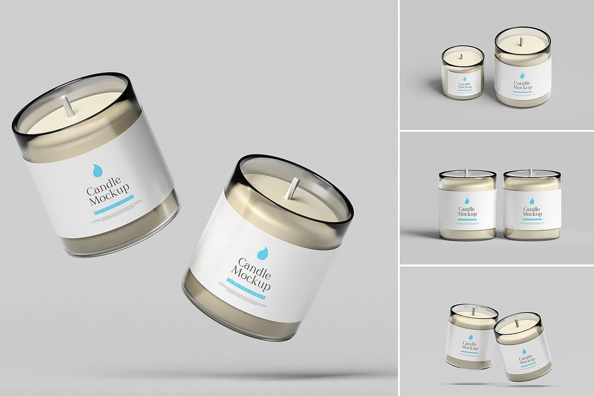 Candle Mockup, an Advertising Mockup by Se٧enStudio (Photo 2 of 5)