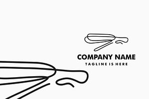 Continuous Line Dragonfly Logo