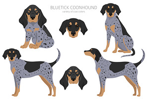 Bluetick Coonhound Clipart