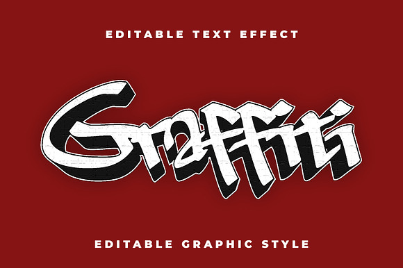 Graffiti Street 3D Text Effect preview 4