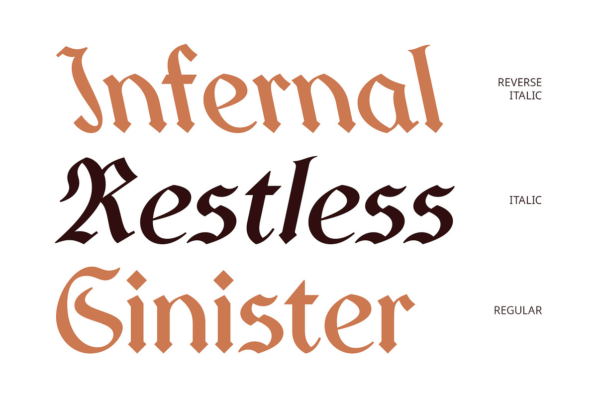 CS Pierson – Gothic Font, a Blackletter Font by Craft Supply Co. (Photo 4 of 8)