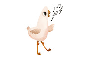 Cute Musical Geese Clipart Set, an Animal Illustration by the_myro (Thumbnail 12 of 12)