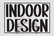 Indoor Design | Script Font, a Script Font by Scratchones (Thumbnail 1 of 8)