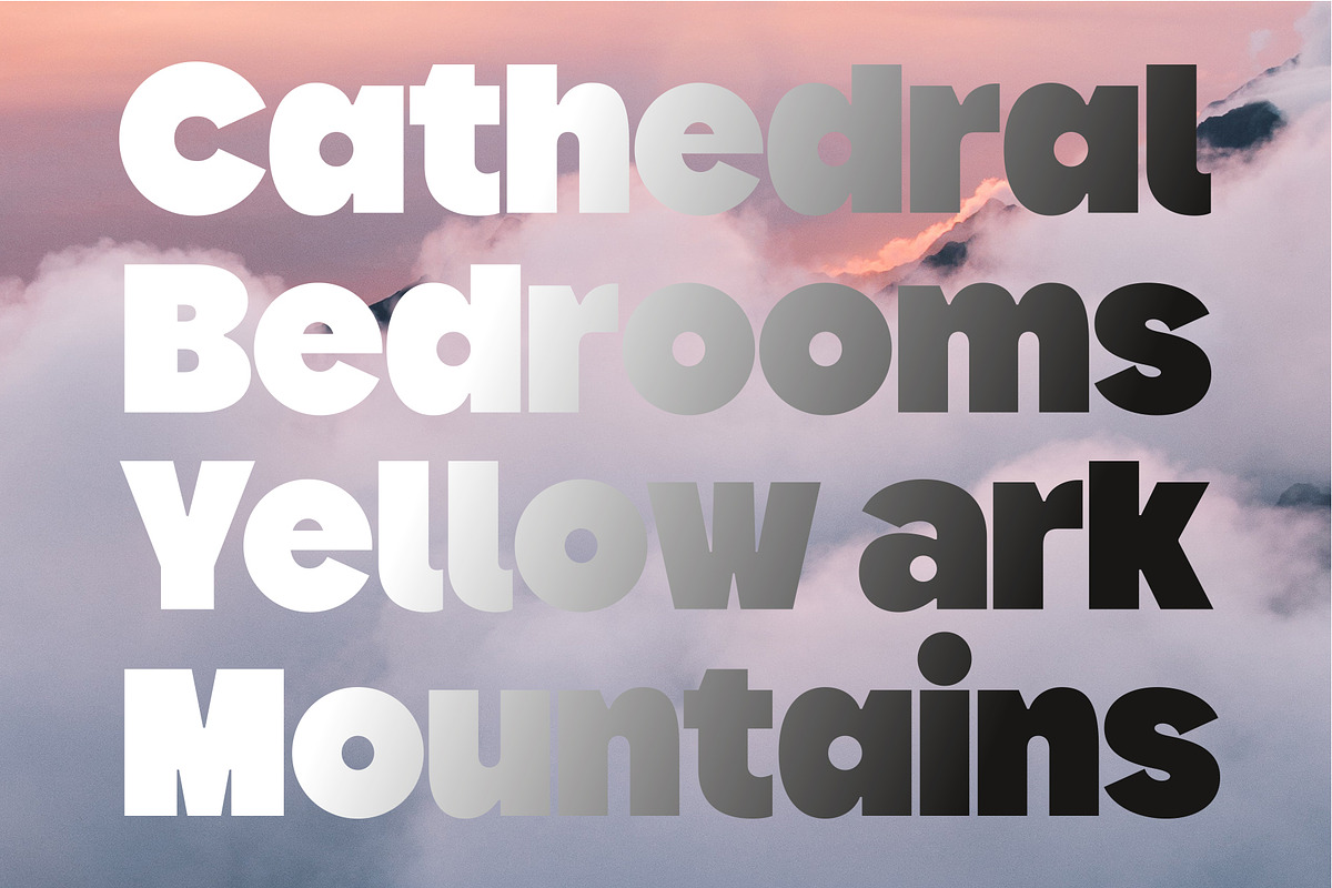 YNF Headliner | Wonderful sans serif, a Sans Serif Font by YNF (Photo 2 of 24)