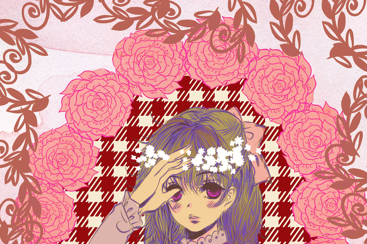 Manga floral procreate brush kit, a Brush Add-On by Meisanmui (Photo 11 of 12)