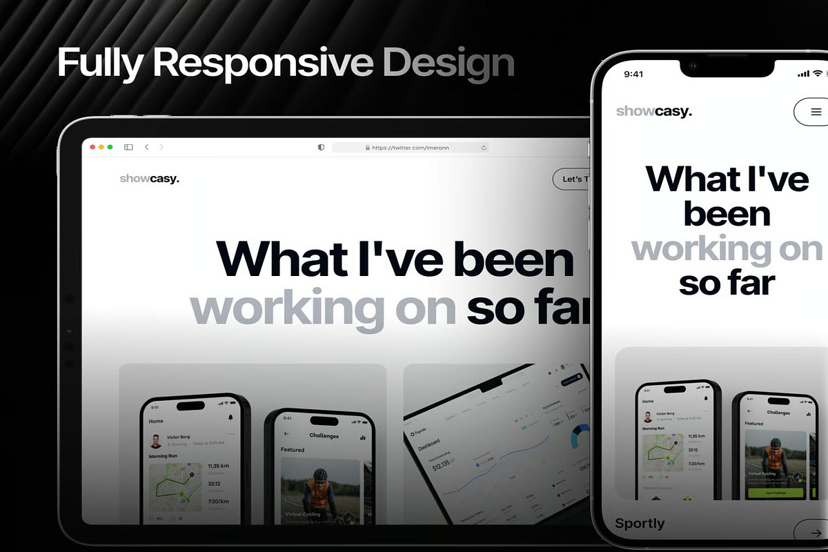 Showcasy - Portfolio Framer Template, an UI Kit Template by Creative Perspective (Photo 6 of 8)