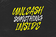 Grous Hiraco Power Display Brush Fon, a Handwritten Font by Maulana Creative (Thumbnail 4 of 7)