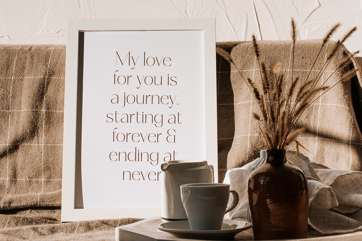 Amethys Mistralit Modern Display, a Serif Font by Letterena Studios (Photo 11 of 15)