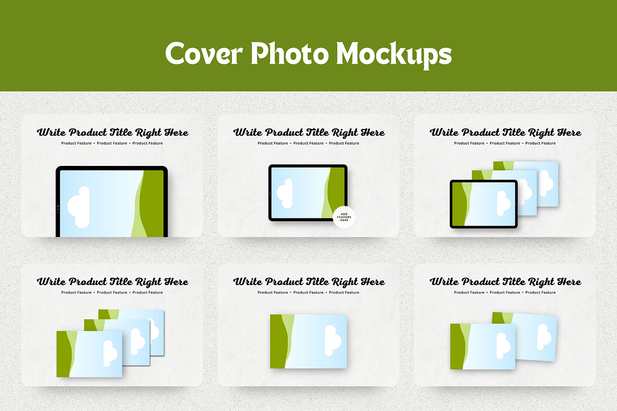 Landscape Listing Photo Mockups Etsy, a Templates & Theme by The Chaos Project (Photo 4 of 7)