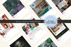 Daily Instagram Post Bundle Template