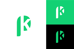 Logo Letter PK Simple Minimalist, a Branding & Logo Template by zaqilogo