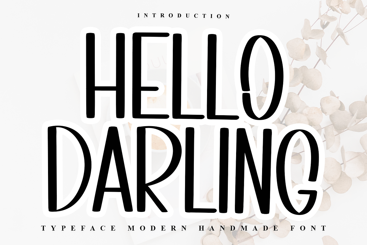 Hello Darling, a Sans Serif Font by FreshTypeINK (Photo 4 of 6)