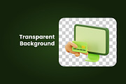 3D Payment Icon, an Object 3D Model by SLAB! Design (Thumbnail 3 of 4)