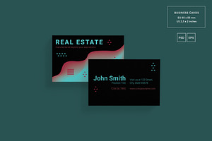 Business Cards Real Estate Company