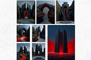 The Red Silence Cliparts, a Decorative Illustration by ThatsDesignArt (Thumbnail 16 of 17)