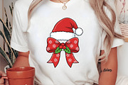 Cute Christmas Bow Sublimation Png, an Illustration by DreamArtGraphic (Thumbnail 3 of 5)