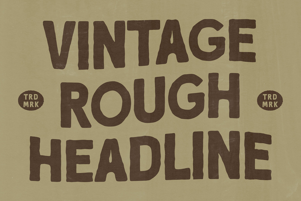 Remingle – Rough Vintage Typeface, a Sans Serif Font by Arendxstudio (Photo 3 of 8)