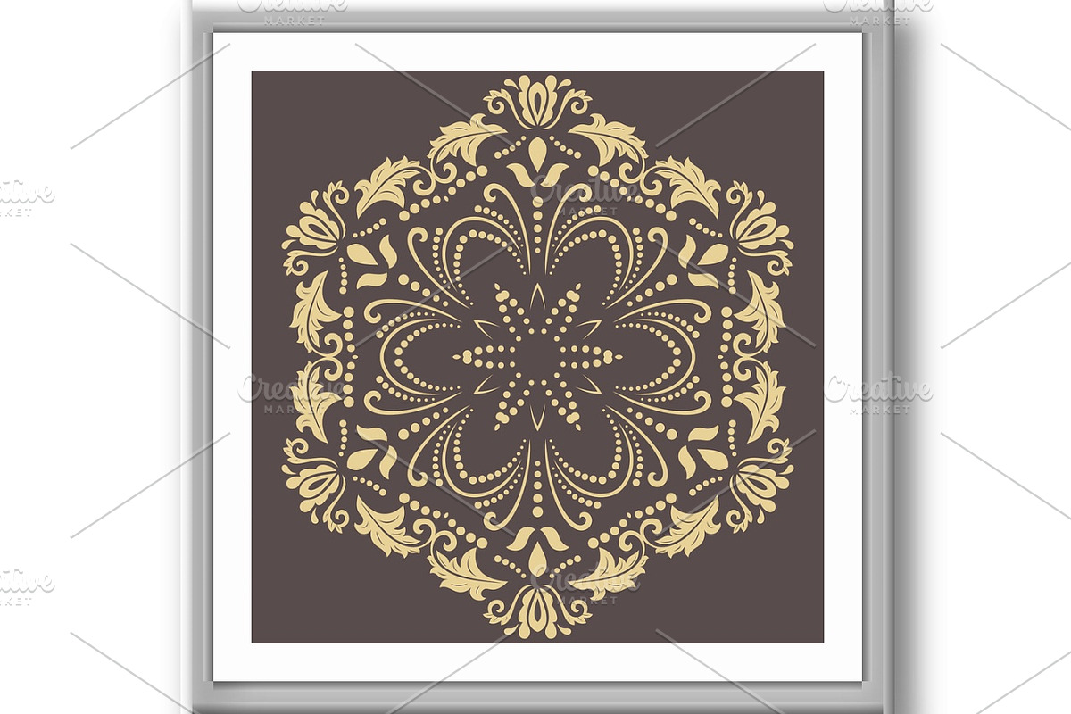 Classic Vector Fine Pattern With, an Illustration by FineArtStudio (Photo 2 of 3)