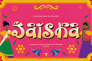 Jaisha - Hindi Display Font, a Font by Flawless And Co (Thumbnail 1 of 10)