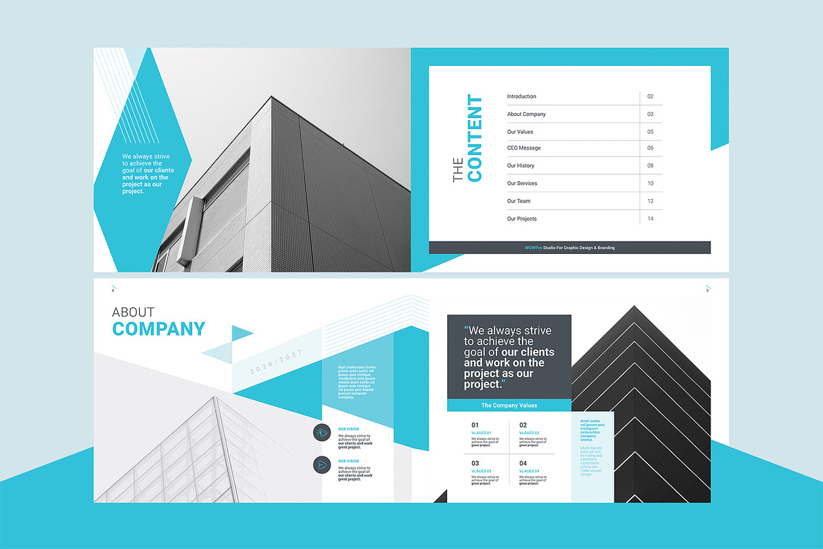 Company Profile Landscape, a Brochure Template by WOWPro (Photo 3 of 6)