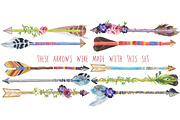Create Your Own Watercolor Arrows, an Illustration by Digital Press Creation (Thumbnail 4 of 5)