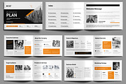 Corporate Business Plan Brochure, a Brochure Template by MightyDesign (Thumbnail 1 of 9)