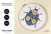 Embroidery Hoop Photoshop Mock-up, a Product Mockup by Rocket & Indigo (Thumbnail 1 of 2)