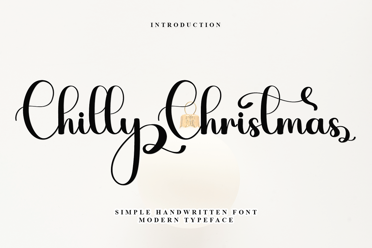 Chilly Christmas, a Handwritten Font by InermediaSTUDIO (Photo 1 of 7)