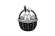 50 Woven Basket Vector Bundle, an Illustration by Designs_River (Thumbnail 6 of 51)