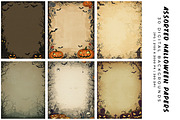 Assorted Halloween Papers, a Background Graphic by Digital Art Creations (Thumbnail 3 of 7)