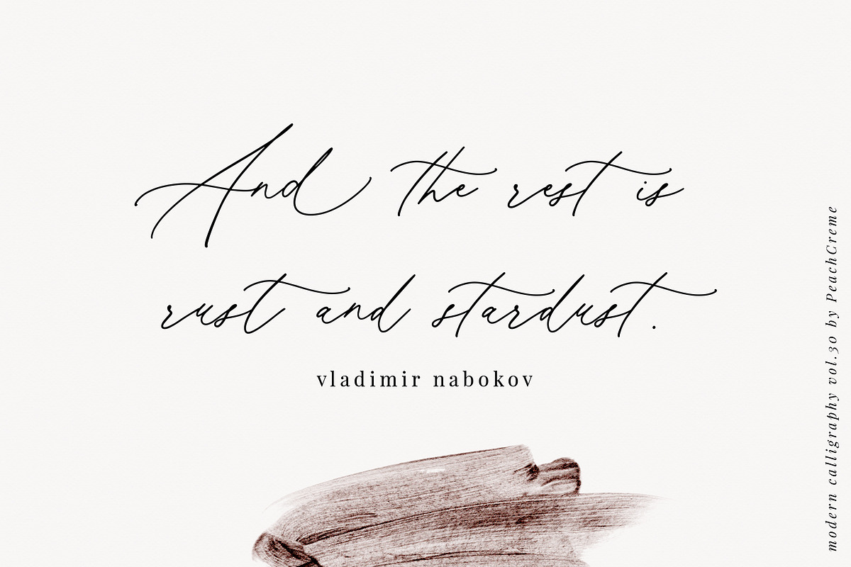 Hermitage Modern Calligraphy font, a Script Font by PeachCreme (Photo 10 of 11)
