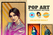 Pop Art Photoshop Action, a Preset Add-On by MRI STUDIO (Thumbnail 1 of 16)