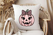 Pumpkin Coquette Bow Halloween PNG, an Illustration by Libby Wishes (Thumbnail 2 of 6)