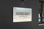 Logo Mockup Barber Lasered Sign, an Advertising Mockup by Asylab (Thumbnail 2 of 5)