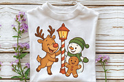 Retro Christmas PNG Christmas, an Illustration by CraftArtStudio (Thumbnail 2 of 4)