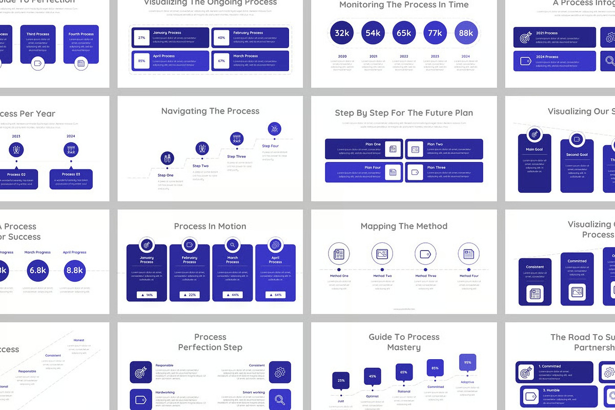 Process Infographic Keynote Template, a Presentation Template by Fit-tee (Photo 2 of 2)