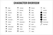 Food & Allergen icon font set, a Symbol Font by Studio Dot by dot (Thumbnail 2 of 6)