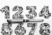 Pipes, a Font by Macaroni Mayhem (Thumbnail 4 of 4)