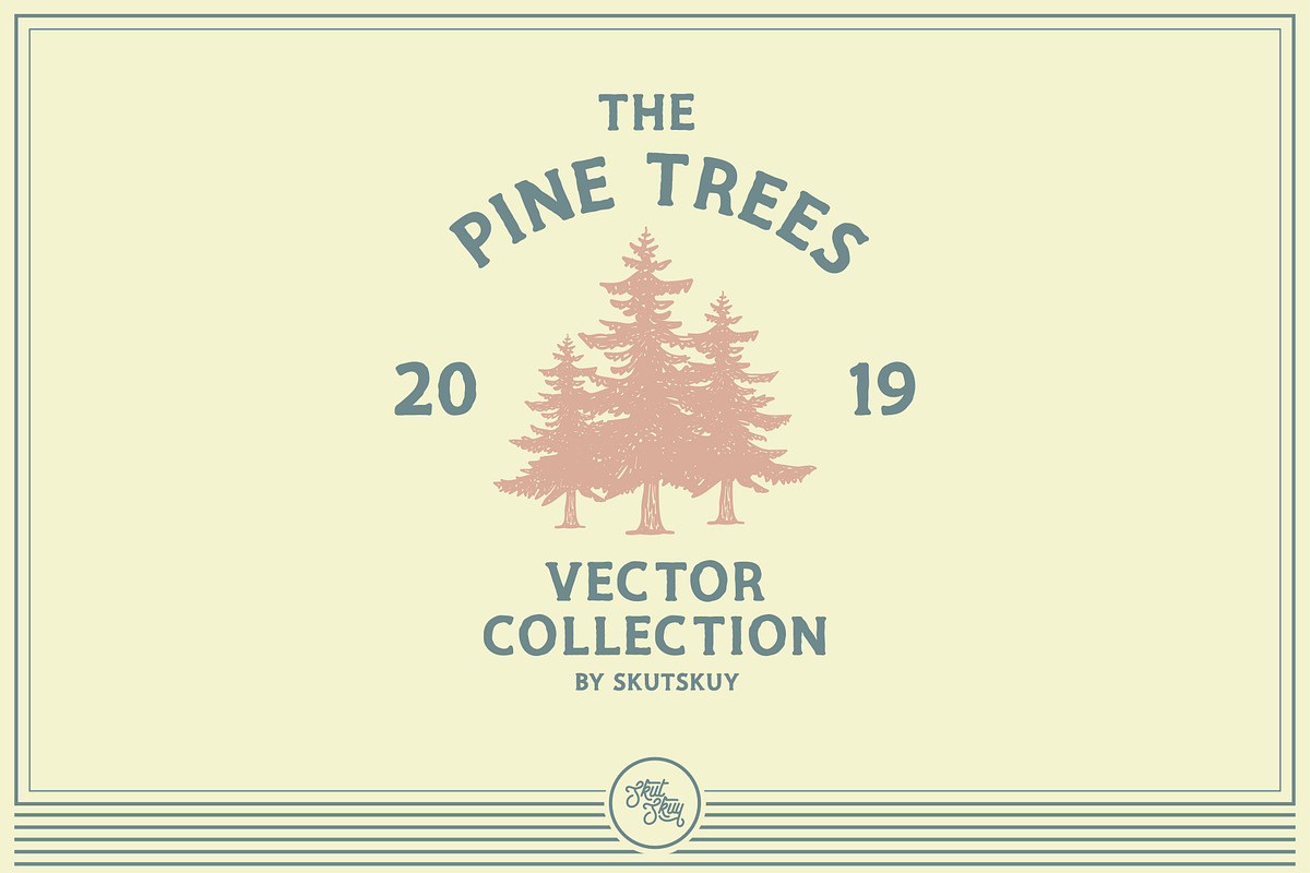 Pine Trees, an Object Graphic by SkutSkuy Graphic  (Photo 1 of 3)