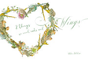 Hearts-watercolor-Hellebore, an Illustration by watercolorwild.graphics (Thumbnail 3 of 19)