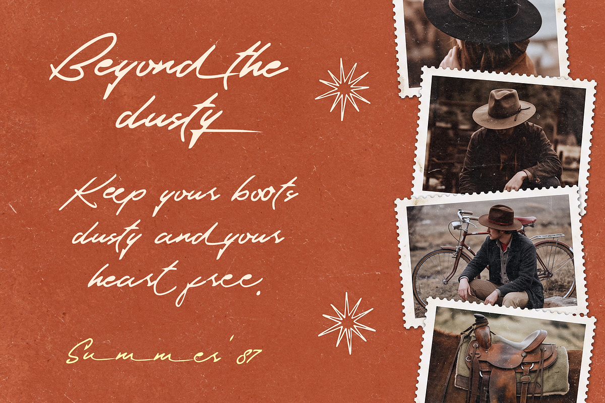 Fracttion Old Signature, a Handwritten Font by Glyphstyle (Photo 6 of 13)