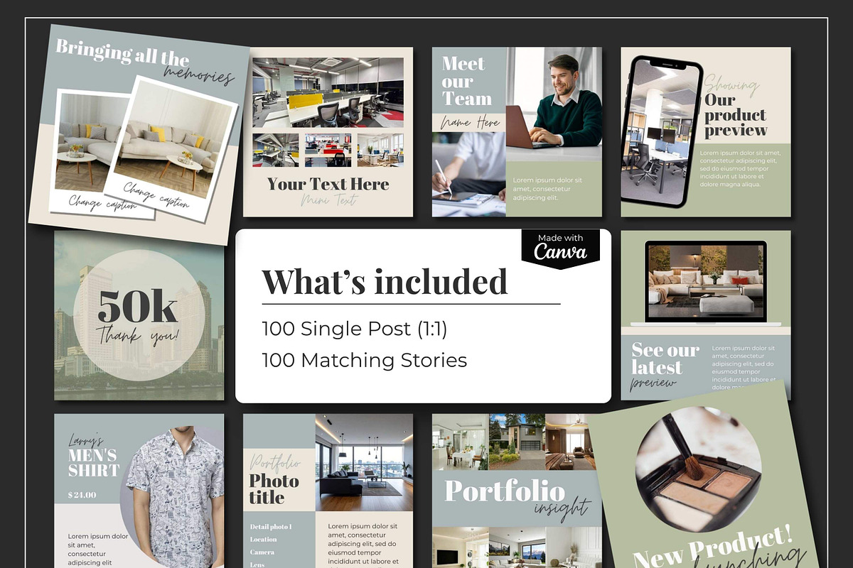 Soft Pastel Canva Instagram Template, a Social Media Template by Everyday Perfection (Photo 4 of 8)