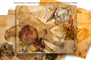 Watercolor Dinosaur Collection, an Animal Illustration by FineArt (Thumbnail 4 of 19)