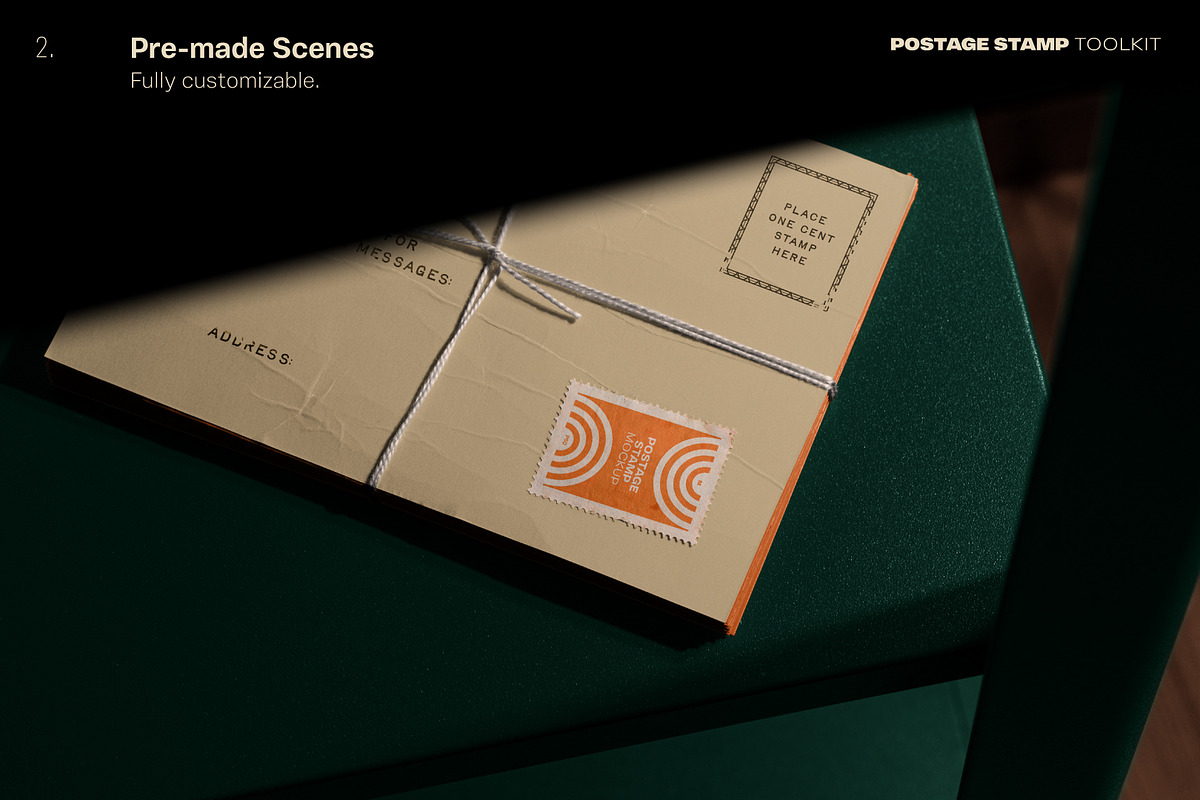 Postage Stamp Toolkit, a Packaging Mockup by Mocku (Photo 10 of 22)