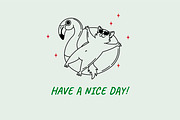 23 Funny dogs vector illustration, an Animal Illustration by Yanakicc (Thumbnail 9 of 9)