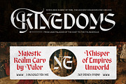 Kensy Zorem Typeface, a Blackletter Font by alit design (Thumbnail 12 of 20)